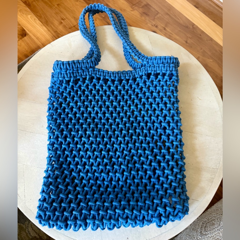 Faherty Sunwashed Woven Market Tote ๐๐๐ - Picture 2 of 5